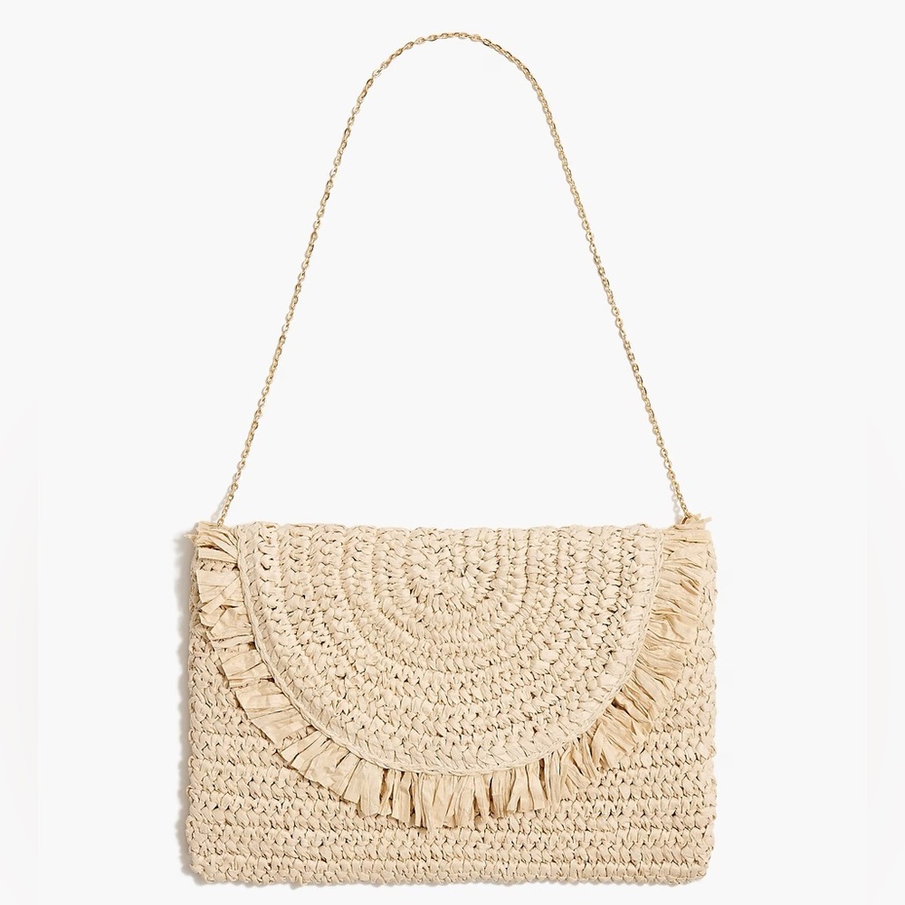 J.Crew Paper Straw Clutch - Picture 3 of 4